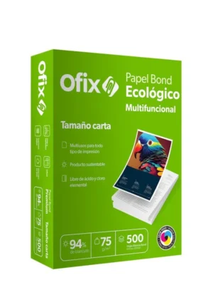 Papel Ofix Ecologico Carta Blanco 37K C/500Hjs